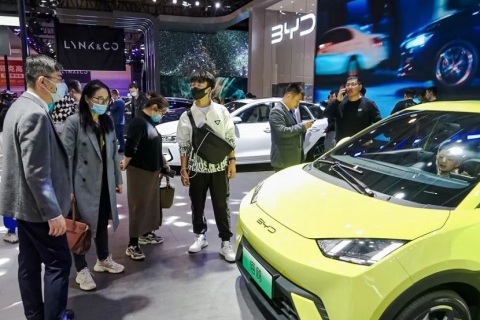 青岛国际车展展会现场图片