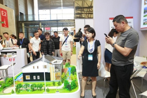 上海别墅设计及技术展览会展会现场图片
