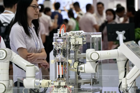 北京世界机器人博览会展会现场图片