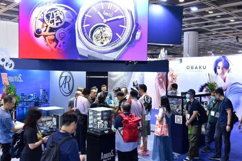 香港钟表展览会展会现场图片