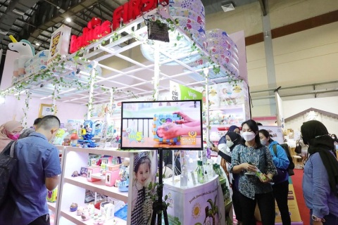 印尼雅加达玩具及孕婴童用品展览会展会现场图片