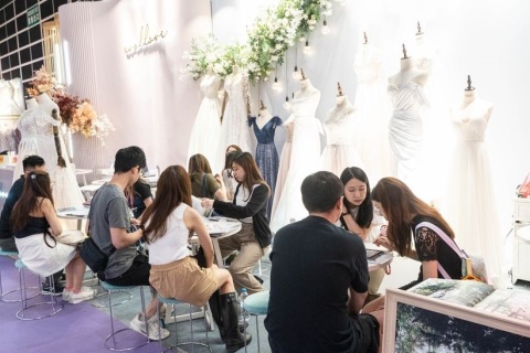 香港婚纱展暨海外婚礼博览展会现场图片