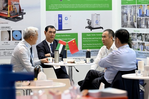 中东阿布扎比造纸、生活用纸展览会展会现场图片