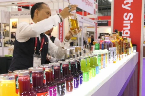 新加坡葡萄酒、红酒、烈酒展览会展会现场图片