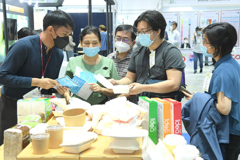 泰国曼谷生活用纸展览会展会现场图片