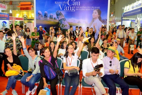 越南胡志明旅游展览会展会现场图片