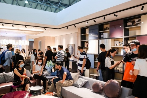 上海国际家具展览会展会现场图片