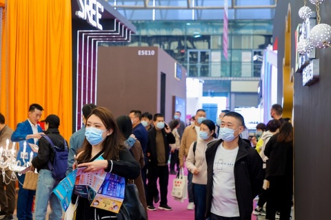 上海国际酒店及商业空间博览会展会现场图片