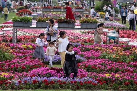 海宁世界花园大会展会现场图片