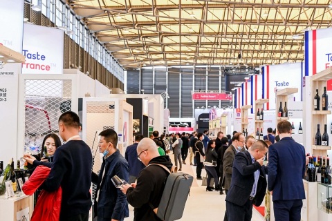 上海国际葡萄酒、红酒、烈酒贸易展览会展会现场图片