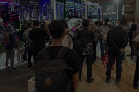 印尼雅加达巴士客车展览会展会现场图片