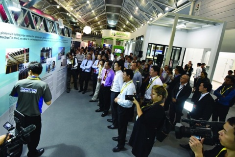 新加坡建筑建材及工程机械展览会BTA展会现场图片