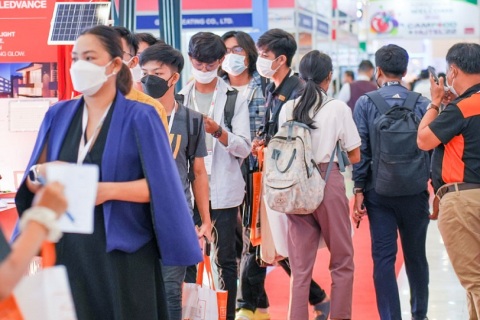 柬埔寨金边建材五金展览会展会现场图片