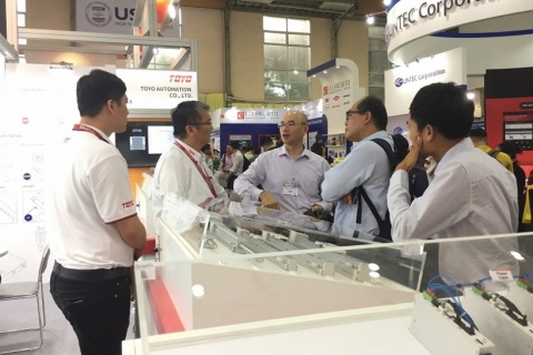越南河内电子生产设备展览会展会现场图片