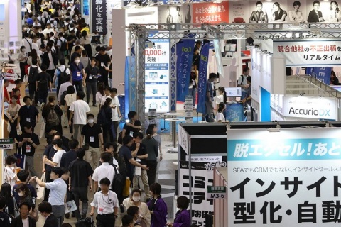 日本东京店铺仓储操作解决方案展览会展会现场图片