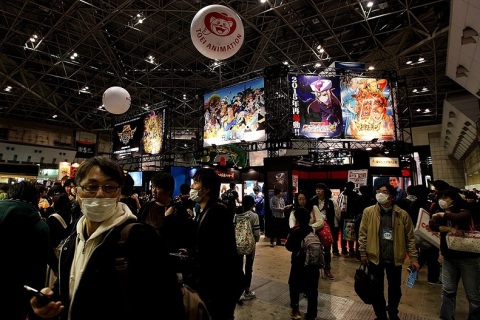 日本东京动漫展览会展会现场图片