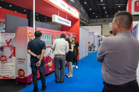 泰国曼谷主题乐园电玩与游戏游艺展览会展会现场图片