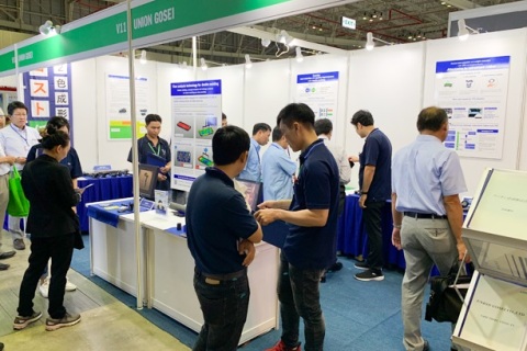 越南胡志明塑料橡胶展览会展会现场图片