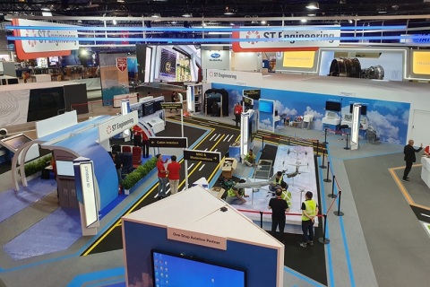 新加坡航空展览会展会现场图片