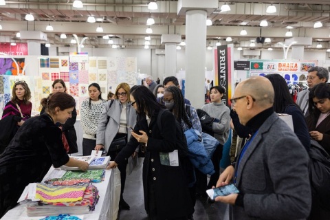 美国纽约面料展-纽约家纺展展会现场图片