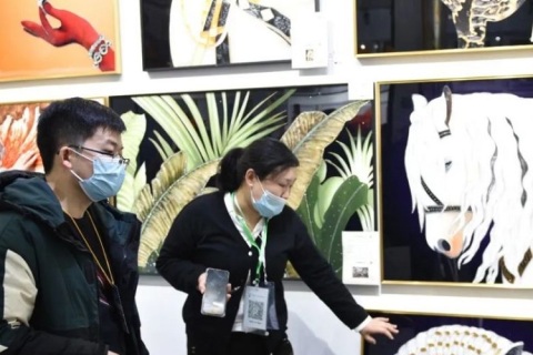 中国(义乌)框业与装饰画展览会展会现场图片