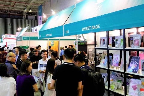 越南胡志明咖啡展览会展会现场图片