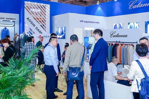 深圳服装定制展展会现场图片