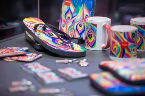 迪拜数码印花及广告展展会现场图片