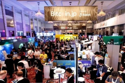 日本东京加密资产、WebX大会展会现场图片