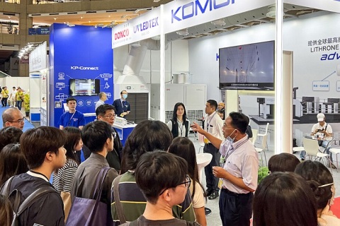 台湾台北印刷机材展览会展会现场图片