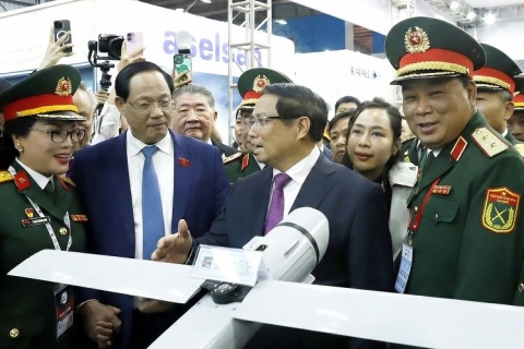 越南国际防务展览会展会现场图片